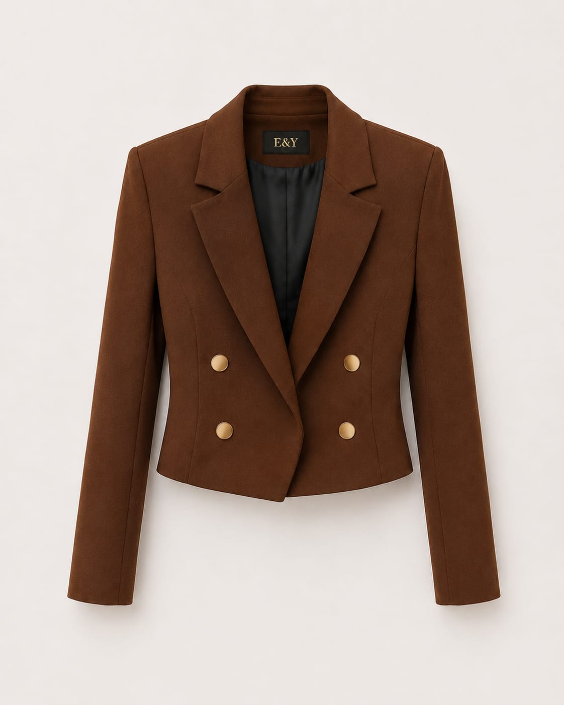 Cropped Blazer_Brown