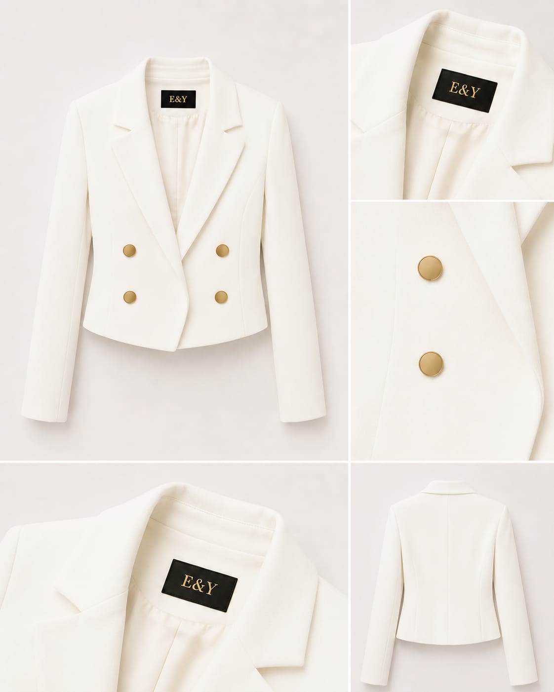 Cropped Blazer_Off white